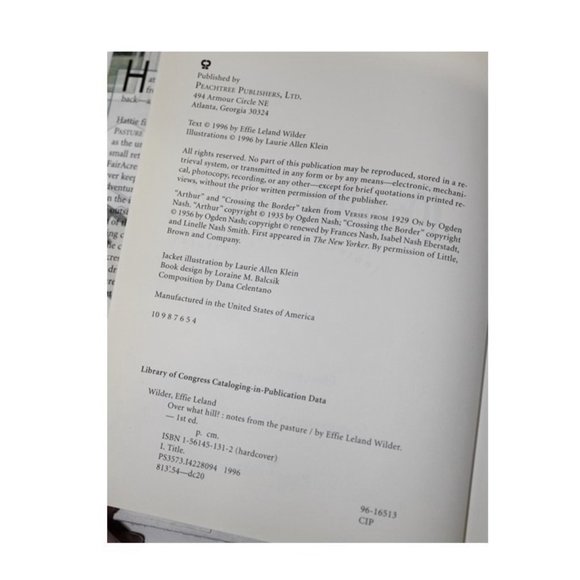 Over What Hill Book by Effie Leland Wilder Novel - Picture 4 of 9